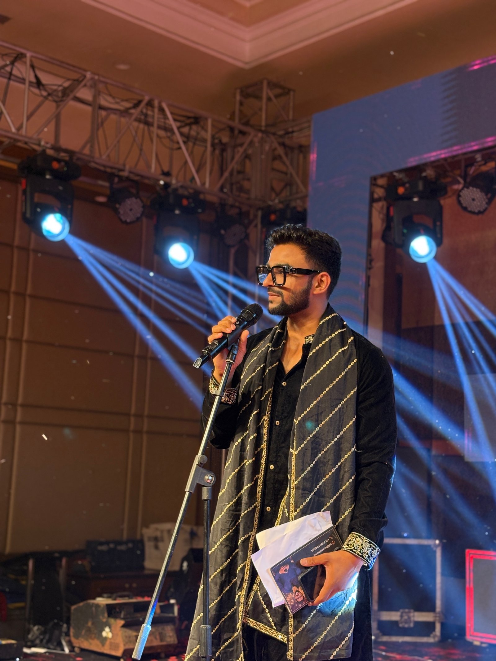 Siddhant on the mic